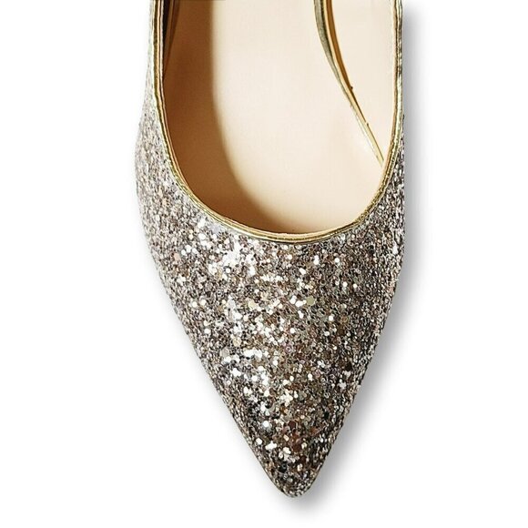 NWT Marc Fisher Ombre Glitter Embellished Cocktail Party High Heels Pumps - Picture 5 of 7